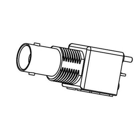 RF Rf Connectors / Coaxial Connectors Bnc (F) 75 Ohm Vert Pcb R Pin Valox 031-71045